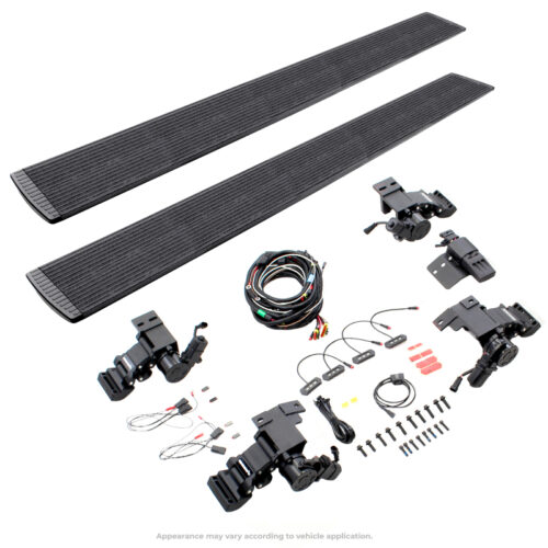 Alternative view of RealTruck 09-18 Ram 1500 CC 4dr VoltStep Electric Running Board Kit - Bedliner Coat