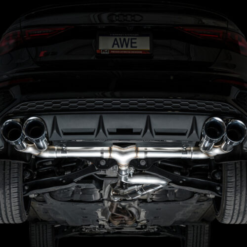 AWE Tuning Track Edition Exhaust - Chrome Silver Tips for 22-24 Audi 8Y S3 - Image 9