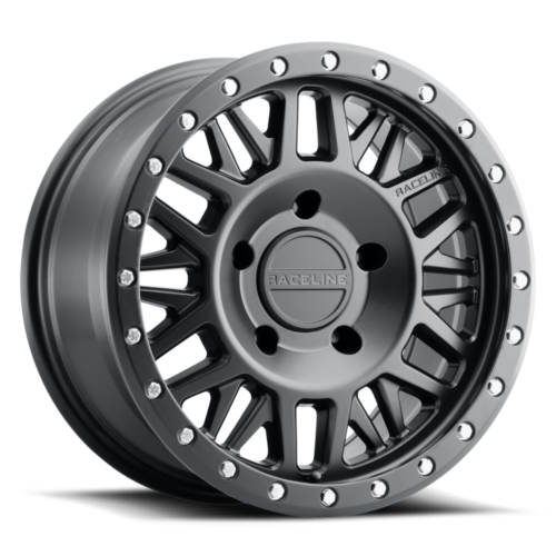 Raceline 951B Ryno 18x9in / 8x170 BP / 18mm Offset / 130.81mm Bore - Satin Black Wheel - Image 2