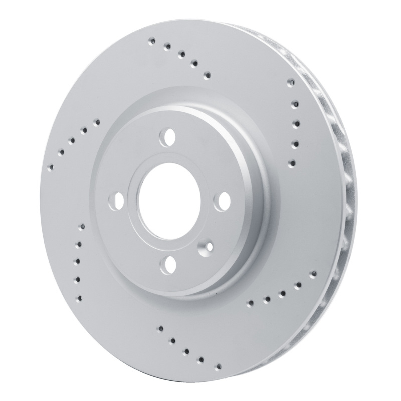 DFC 05-11 Lotus Exige Front/Rear Drilled Hi-Carbon Alloy Geomet Coated Rotor - Image 2