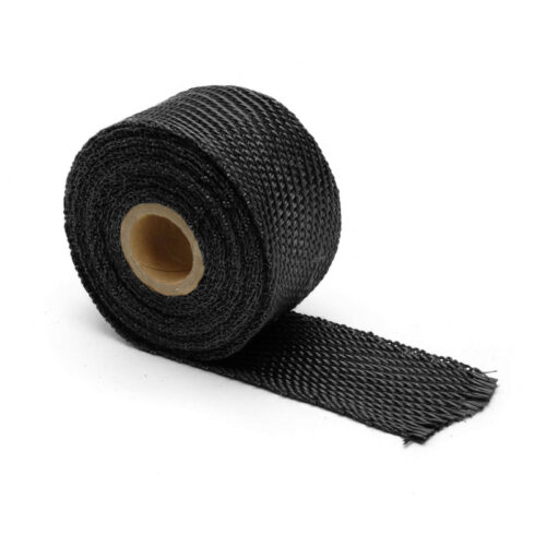 Alternative view of DEI Exhaust Wrap 2in x 15ft - Titanium - Black