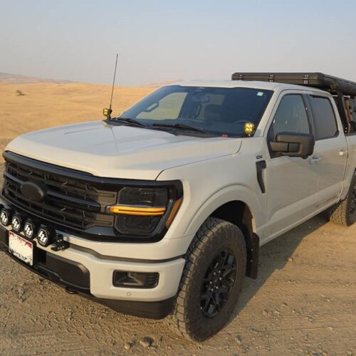 Rally Armor 21-26 Ford F-150 (Excl. Raptor) Black UR Mud Flap w/Metallic Black Logo - Image 7