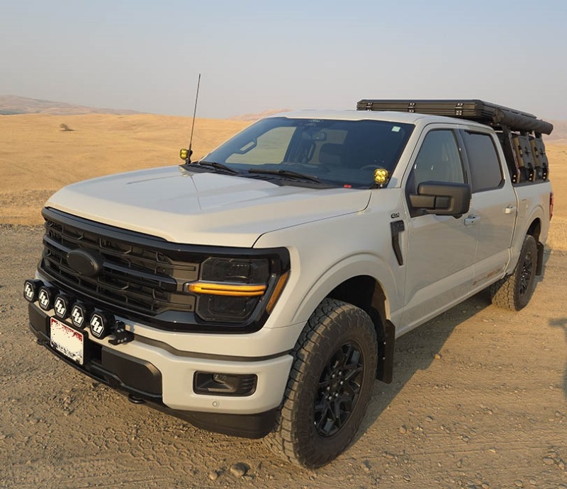 Rally Armor 21-26 Ford F-150 (Excl. Raptor) Black UR Mud Flap w/Metallic Black Logo - Image 7