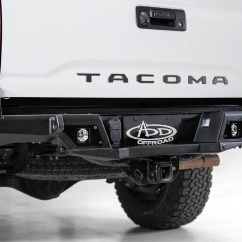 Addictive Desert Designs for 16-19 Toyota Tacoma Stealth Fighter Rear Bumper w/ Backup Sensor Cutouts