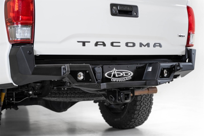 Addictive Desert Designs for 16-19 Toyota Tacoma Stealth Fighter Rear Bumper w/ Backup Sensor Cutouts