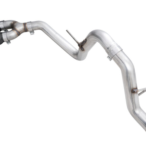 AWE Tuning Cat-Back Exhaust - 4.5in Diamond Black Tips *For Stock Y-Pipe Only for AWE 21+ Ford F150 Dual Side Exit - Image 4