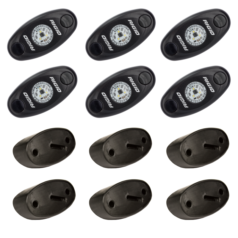 Rigid Industries Rock Light Kit- Amber (6 lights) - Image 6