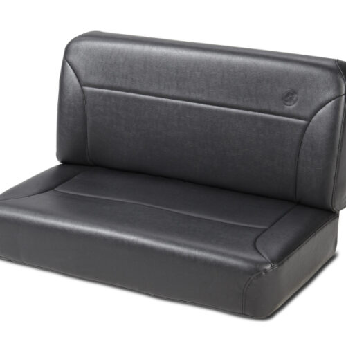 Bestop Back Seat - 55-83 Jeep Cj5 Rear Trailmax II Fixed (All Vinyl Black Crush)