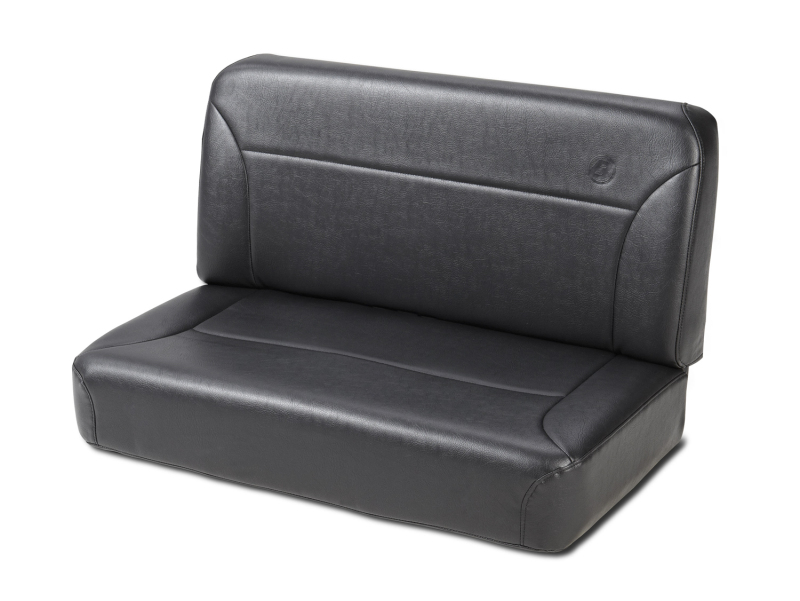 Bestop Back Seat - 55-83 Jeep Cj5 Rear Trailmax II Fixed (All Vinyl Black Crush)