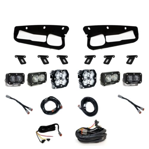 Baja Designs for 21-25 Ford Bronco Squadron 2.0 Pro (Spot) / S2 SAE / S2 Pro D/C FPK Steel Bumper w/UP