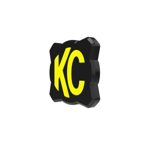 KC HiLiTES 5328 FLEX ERA 1 Single Light Cover ONLY (Black/Yellow KC Logo) - Image 5
