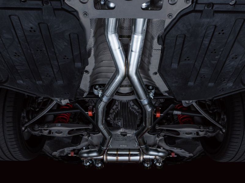 AWE Tuning SwitchPath Cat-Back Exhaust for BMW G8X M3/M4 - Chrome Silver Tips - Image 3