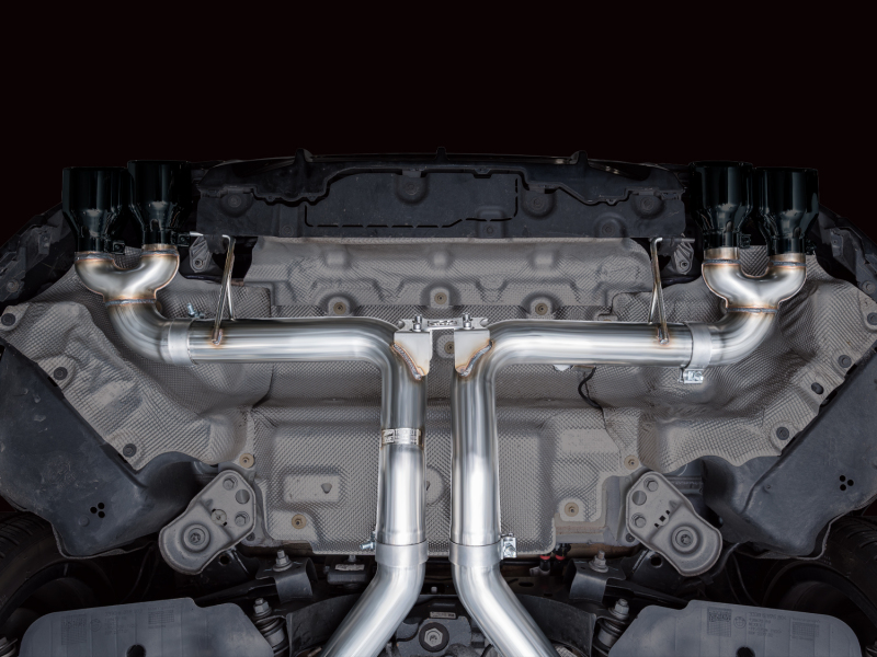 AWE Tuning Track Edition Exhaust - Diamond Black Tips for 22-26 BMW M240i (G42) - Image 7