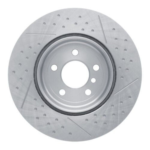 DFC 13-21 BMW 328i Rear Brake Rotor - Dimpled and Slotted - Image 5