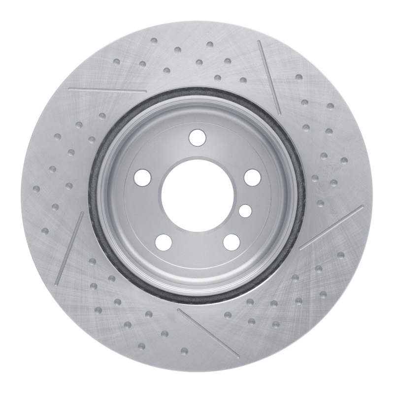 DFC 13-21 BMW 328i Rear Brake Rotor - Dimpled and Slotted - Image 5