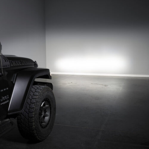 Diode Dynamics Jeep JL SS5 4-Pod CrossLink Grille Lightbar Kit Pro - White Combo - Image 5
