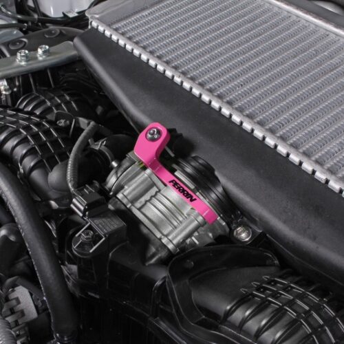 PERRIN 22-26 Subaru WRX / 19-25 Ascent / 20-25 Outback & Legacy Turbo TMIC Bracket - Hyper Pink - Image 4