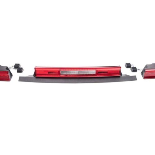 Raxiom for 2008-2014 Dodge Challenger LED Tail Lights- Chrome Housing - Red/Clear Lens - Image 7