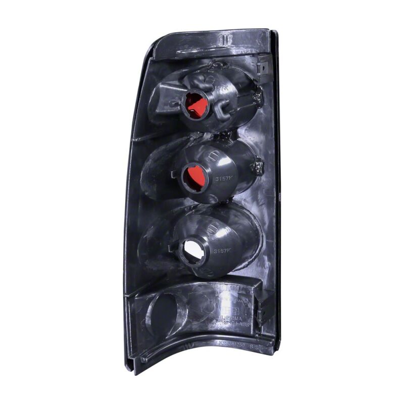 Raxiom for 1999-2002 Chevrolet Silverado 1500 Fleetside Axial Series Tail Lights- Black - Red/Clear Lens - Image 2