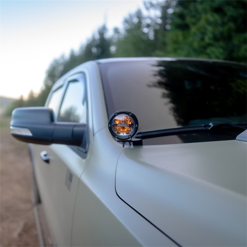Rigid Industries for 2019+ Dodge Ram 1500 A-Pillar LED Light Mounts