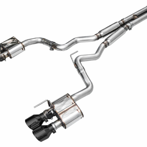 AWE Tuning SwitchPath Cat-Back Exhaust w/ Quad Diamond Black Tips for AWE 2024 Ford Mustang GT Fastback S650 RWD