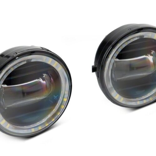 Alternative view of Raxiom for 2005-2011 Toyota Tacoma 07-13 Toyota Tundra Axial Series LED Angel Eye Fog Lights