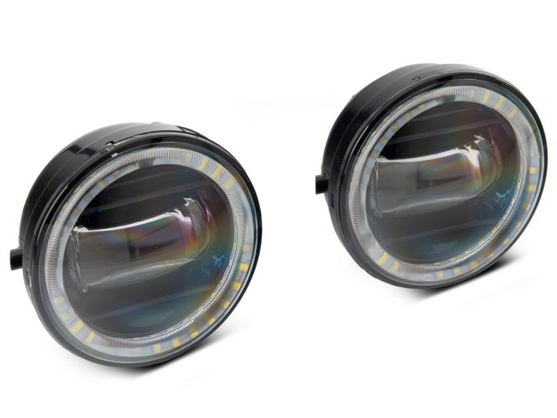 Raxiom for 2005-2011 Toyota Tacoma 07-13 Toyota Tundra Axial Series LED Angel Eye Fog Lights - Image 2