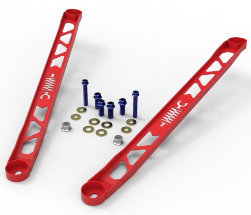 aFe Power CONTROL 304 Stainless Steel Front Suspension Strut Brace Red - Toyota GR Supra (A90) 20-21