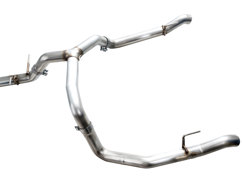 AWE Tuning 4th Gen GM 1500 5.3L 0FG Cat-Back Split Rear Exit (w/ Bumper Cutouts) - OE Tips - Image 4
