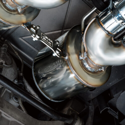 Alternative view of AWE Tuning Touring Edition Axle-Back Exhaust w/ Chrome Silver Tips for C6 Chevrolet Corvette Z06/ZR1