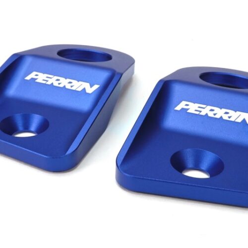 PERRIN 15-21 Subaru WRX/STI / 13-17 Crosstrek / 12-16 Impreza Upper Radiator Bracket Set - Blue