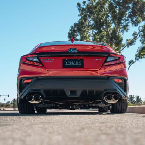 Alternative view of Remark 2022+ Subaru WRX VB Axle Back Exhaust w/Burnt Stainless Steel Dual Wall Tip