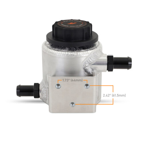 Mishimoto Universal Aluminum Coolant Expansion Tank - Brushed - Image 2