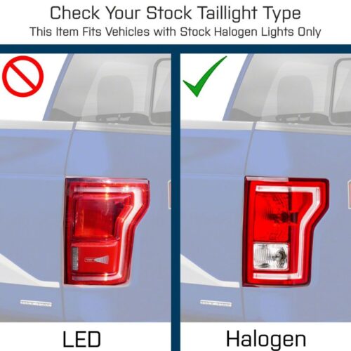 Raxiom for 2015-2017 Ford F-150 LED Tail Lights w/ SEQL Turn Signals- Black Housing (Clear Lens) - Image 9
