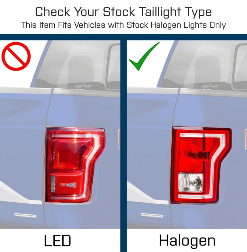 Raxiom for 2015-2017 Ford F-150 LED Tail Lights w/ SEQL Turn Signals- Black Housing (Clear Lens) - Image 9