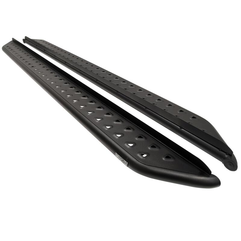 Westin 19-23 Chevrolet/GMC Silverado/Sierra 1500 Crew Cab Outlaw Nerf Step Bars - Textured Black - Image 8