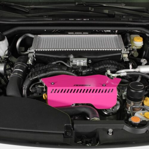 PERRIN 22-26 Subaru WRX Pulley Cover - Hyper Pink (TALL - For Use w/o PERRIN AOS) - Image 6