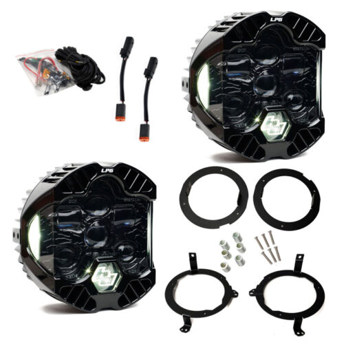 Baja Designs for 18-25 Jeep Wrangler JL/20-25 Gladiator JT (w/Halogen) DOT LP6 LED Headlight Kit - Clear