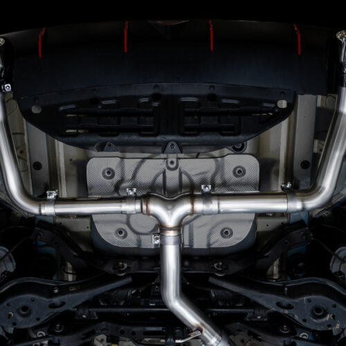 Alternative view of AWE Tuning 22-26 Hyundai Elantra N Track Edition Cat-Back Exhaust - Chrome Silver Tips