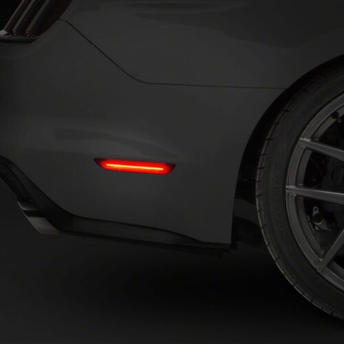 Raxiom for 2015-2023 Ford Mustang Axial Series LED Side Marker Lights- Rear- Red - Image 7