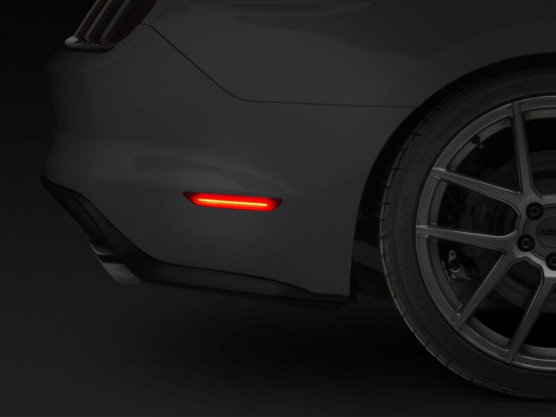 Raxiom for 2015-2023 Ford Mustang Axial Series LED Side Marker Lights- Rear- Red - Image 7