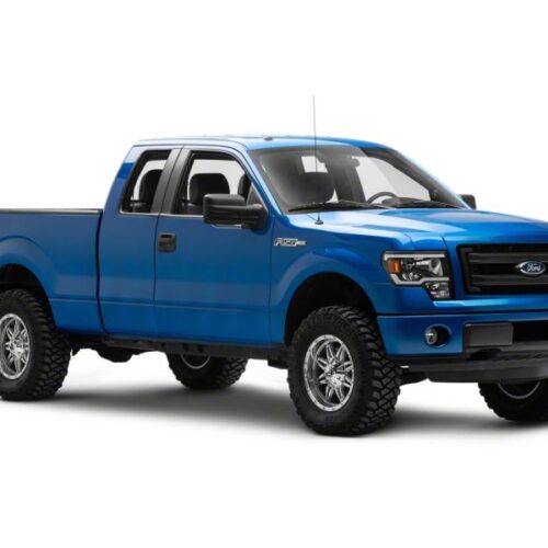 Raxiom for 2009-2014 Ford F-150 Axial Series Headlight w/ SEQL LED Bar- Black Housing (Clear Lens) - Image 3