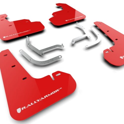 Rally Armor 24-26 Subaru Impreza Red UR Mud Flap w/ White Logo
