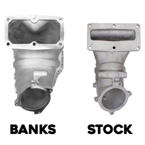 Alternative view of Banks Power 2007.5-2012 Ram 6.7L Monster-Ram Intake System Gen-2 w/Fuel Line-Natural w/Heater System