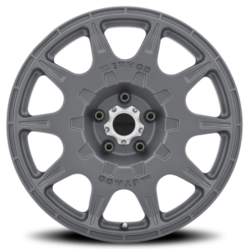 Alternative view of Method MR502 RALLY 17x8 +38mm Offset 5x4.5 67.1mm CB Titanium Wheel