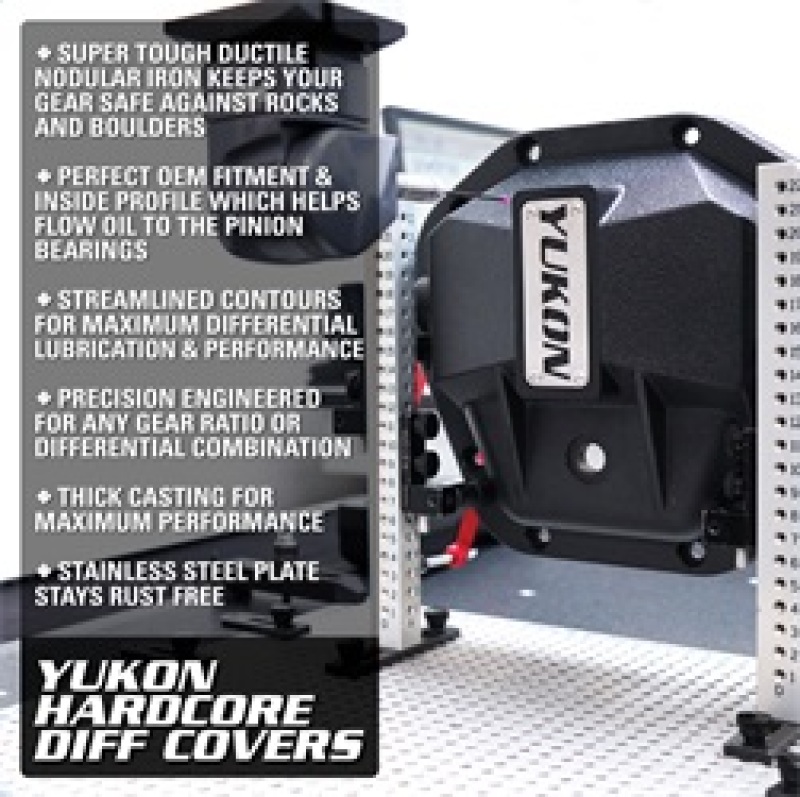 Yukon Gear Hardcore Nodular Iron Cover for 2018 Jeep Wrangler JL Rear Dana 35 - Image 7