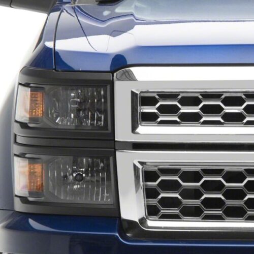 Raxiom for 2014-2015 Chevrolet Silverado 1500 OE Style Headlights/ Black Trim- Black - Clear Lens - Image 7