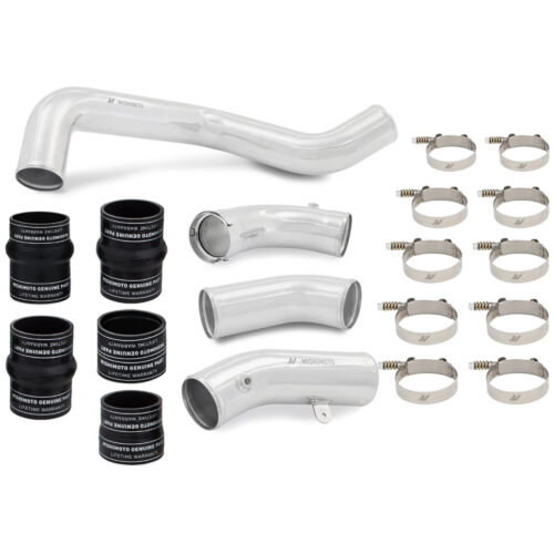Mishimoto Intercooler Kit - Silver w/ Polished Pipes for 17-19 GM L5P Duramax - Image 6