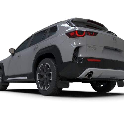 Rally Armor 23-26 Mazda CX-50 (Will Not Fit CX-5) Black UR Mud Flap W/Grey Logo - Image 2