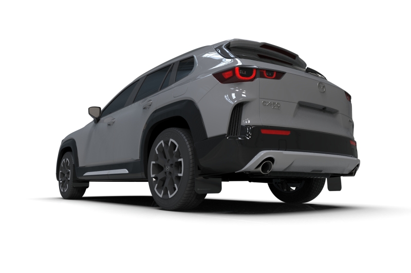 Rally Armor 23-26 Mazda CX-50 (Will Not Fit CX-5) Black UR Mud Flap W/Grey Logo - Image 2